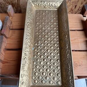 Elegant Gold Decorative Tray